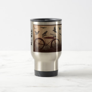 Taza De Viaje bandada de cuervos