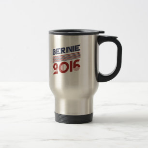 Taza De Viaje Bandera 2016 del estilo del vintage de Bernie