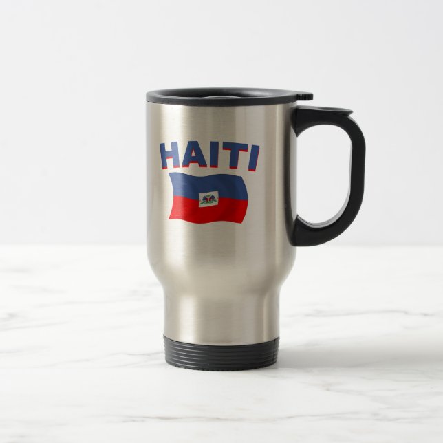 Taza De Viaje Bandera 2 de Haití (Derecha)