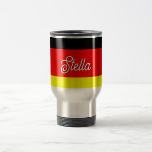 Taza De Viaje Bandera alemana personalizada