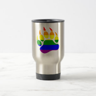 Taza De Viaje Bandera arco iris de Bear Paw