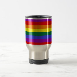 Taza De Viaje Bandera arco iris del Orgullo LGBT