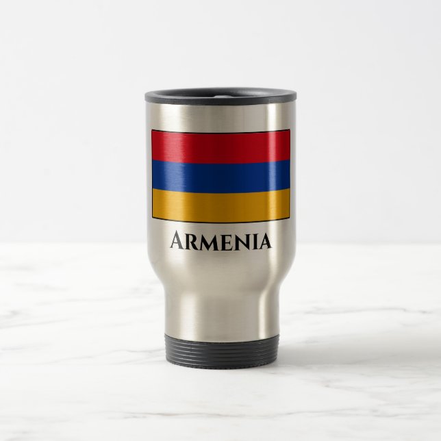 Taza De Viaje Bandera armenia (Centro)