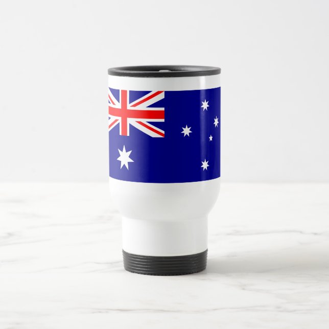 Taza De Viaje Bandera australiana patriótica (Centro)