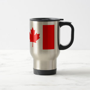 Taza De Viaje Bandera canadiense patriótica