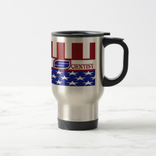 TAZA DE VIAJE BANDERA CLS PATRIOT USA - CIENTÍFICO CLÍNICO LABOR