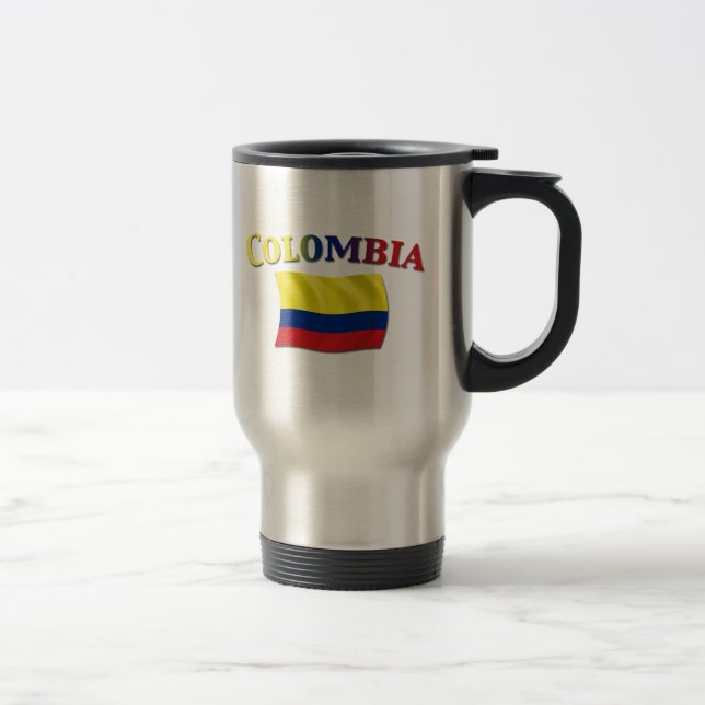 Taza De Viaje Bandera colombiana 2 (Derecha)
