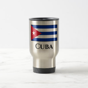 Taza De Viaje Bandera cubana