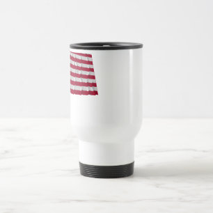 Taza De Viaje bandera de 34 estrellas, modelo de la guirnalda,