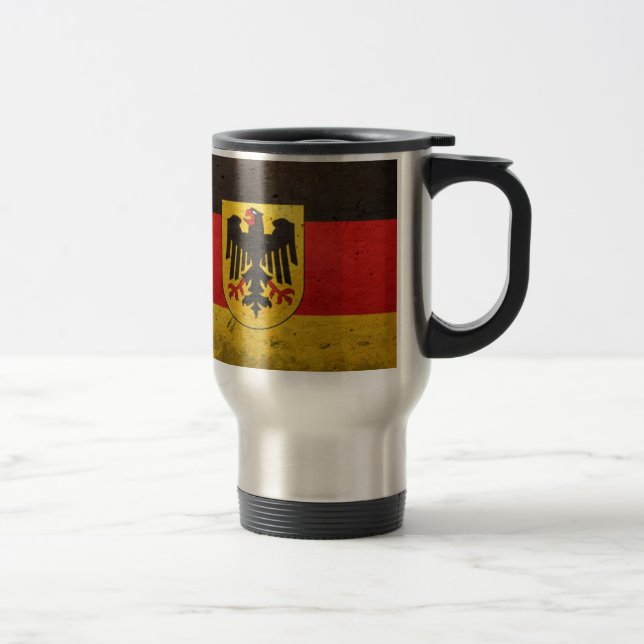 TAZA DE VIAJE BANDERA DE ALEMANIA (Derecha)