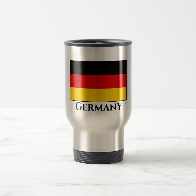 Taza De Viaje Bandera de Alemania (alemana) (Centro)