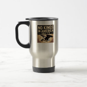 Taza De Viaje Bandera de América Decoración No Hay Reyes En Amér