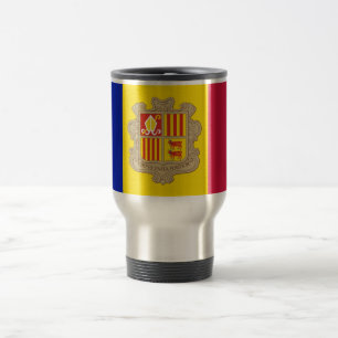 Taza De Viaje Bandera de Andorra Viajes/Travesías