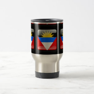 Taza De Viaje Bandera de Antigua y Barbuda