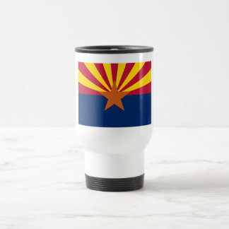 Taza De Viaje Bandera de Arizona: Estrella Creadora de Sol, El E