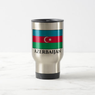 Taza De Viaje Bandera de Azerbaiyán
