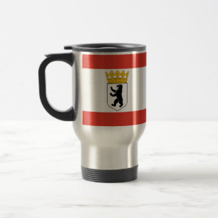 Taza De Viaje Bandera de Berlín Travel Mug