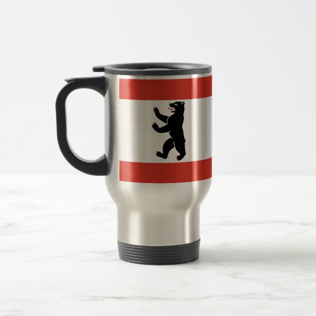 Taza De Viaje Bandera de Berlín Travel Mug (Izquierda)