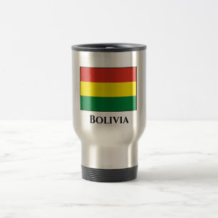 Taza De Viaje Bandera de Bolivia (Bolivia)