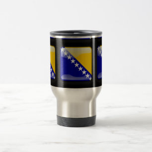 Taza De Viaje Bandera de Bosnia y Herzegovina