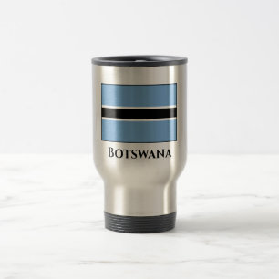 Taza De Viaje Bandera de Botsuana