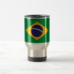 Taza De Viaje Bandera de Brasil