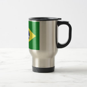 Taza De Viaje Bandera de Brasil