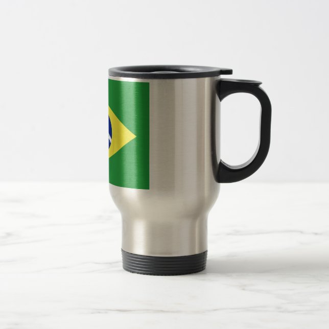 Taza De Viaje Bandera de Brasil (Derecha)