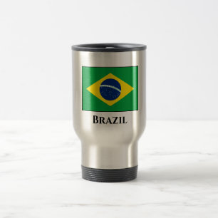 Taza De Viaje Bandera de Brasil (Brasil)