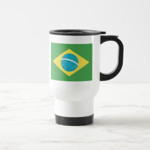 Taza De Viaje Bandera de Brasil Mug
