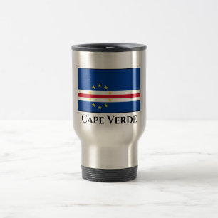 Taza De Viaje Bandera de Cabo Verde