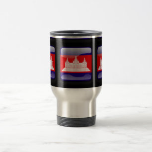 Taza De Viaje Bandera de Camboya
