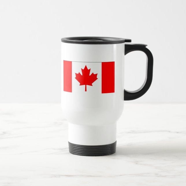 Taza De Viaje Bandera de Canadá (Derecha)