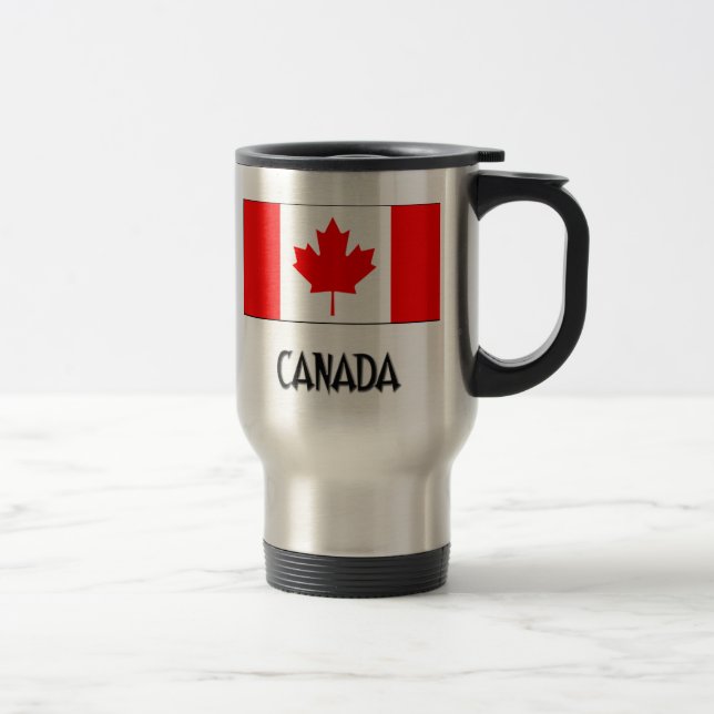 Taza De Viaje Bandera de Canadá (Derecha)