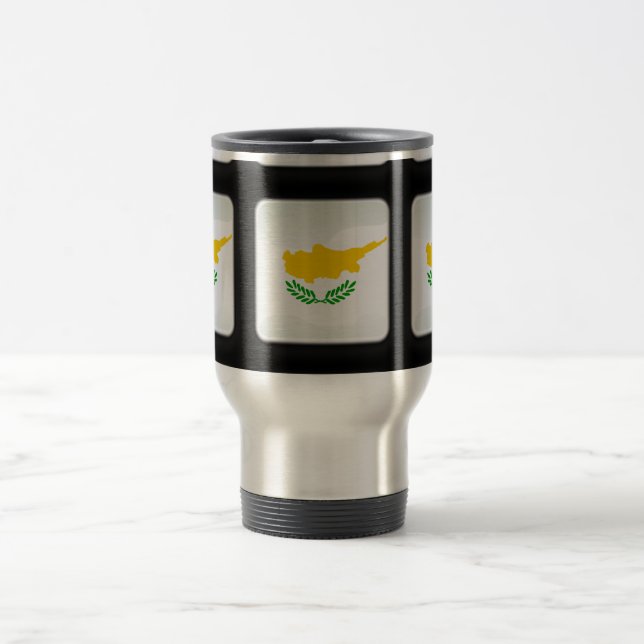 Taza De Viaje Bandera de Chipre (Centro)