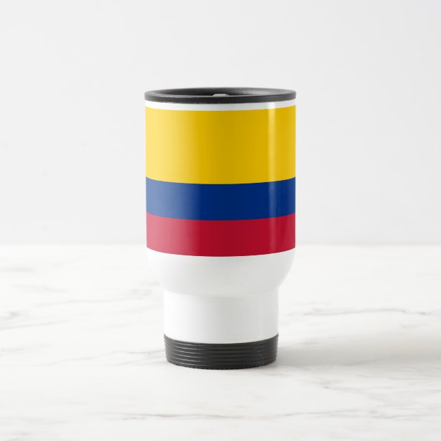 Taza De Viaje Bandera de Colombia (Centro)
