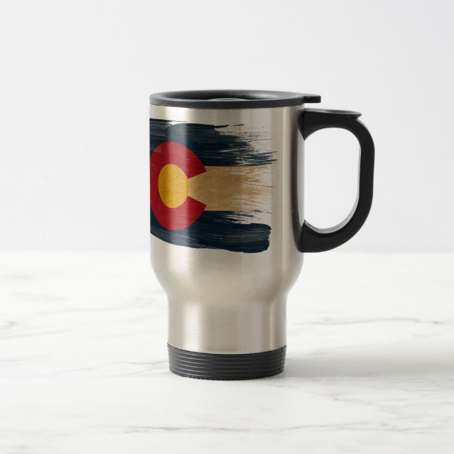 Taza De Viaje Bandera de Colorado (Derecha)