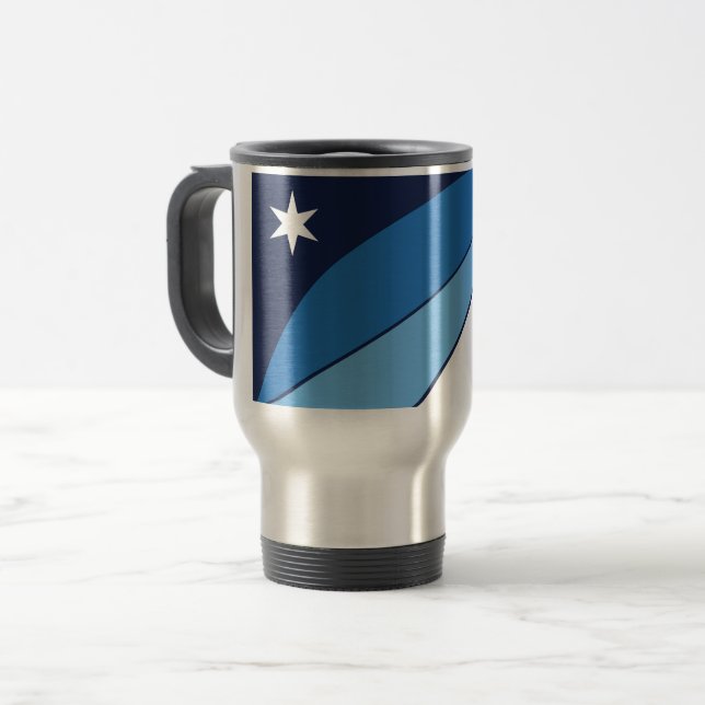 Taza De Viaje Bandera de Columbia, Carolina del Sur (Anverso izquierdo)