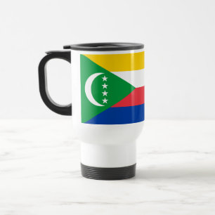 Taza De Viaje Bandera de Comoras