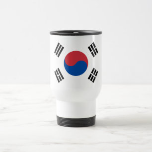 Taza De Viaje Bandera de Corea del Sur