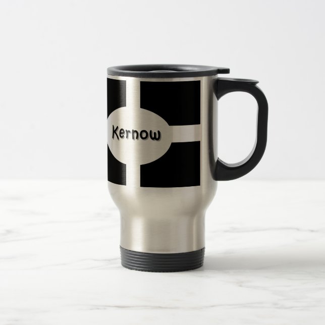 Taza De Viaje Bandera de Cornualles de Kernow (Derecha)