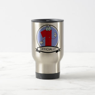 Taza De Viaje Bandera de cumpleaños oficial 1