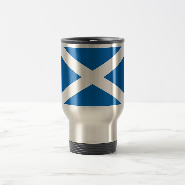 Taza De Viaje Bandera de Escocia - Bratach na h-Alba (Centro)