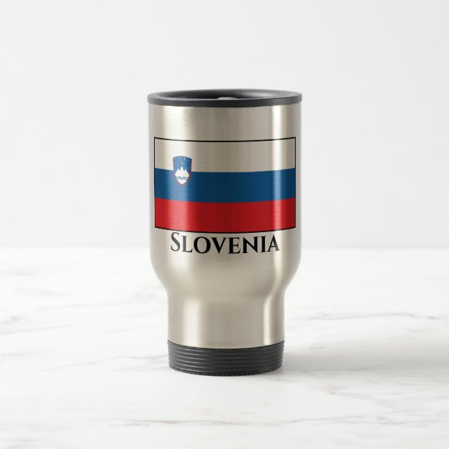 Taza De Viaje Bandera de Eslovenia (Centro)