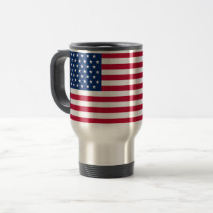Taza De Viaje Bandera De Estados Unidos Viajar Mug