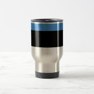 Taza De Viaje Bandera de Estonia Viaje/Mug de viajeros diarios