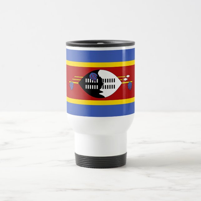 Taza De Viaje Bandera de Eswatini (Centro)
