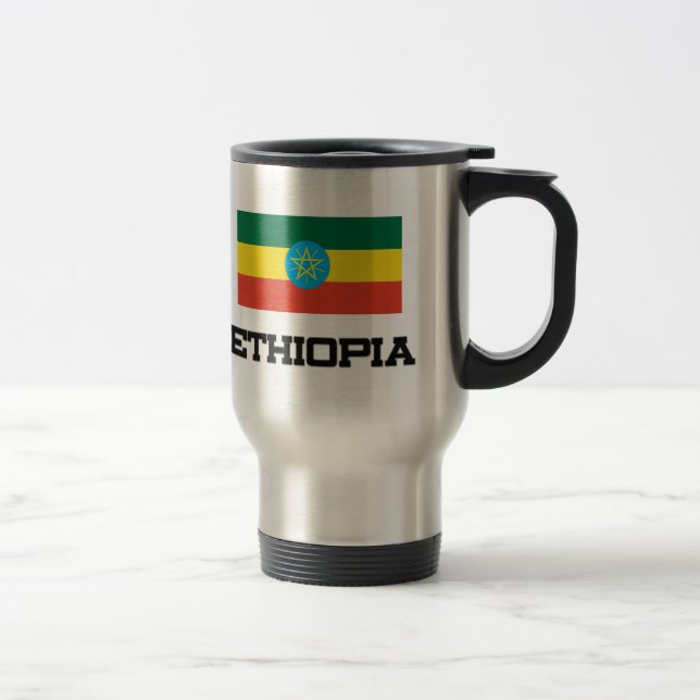 Taza De Viaje Bandera de Etiopía (Derecha)