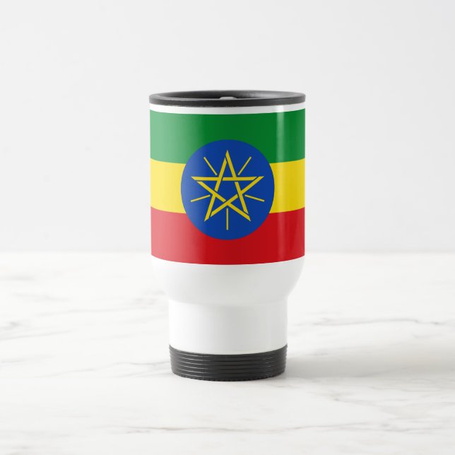 Taza De Viaje Bandera de Etiopía (Centro)