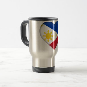 Taza De Viaje Bandera de Filipinas